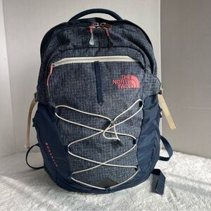 The North Face W Borealis Backpack Denim Blue & Pink